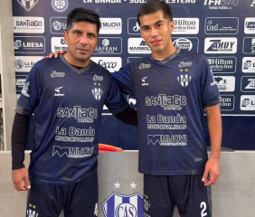 Mati Noriega y el placer de jugar en la Primera de Sarmiento con su hijo Benjamín