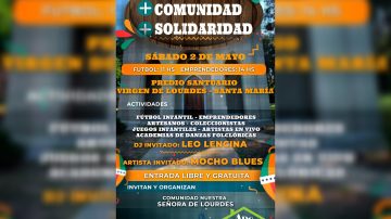 Santa María se prepara para el “Encuentro Comunidad + Solidaridad” con actividades gratuitas