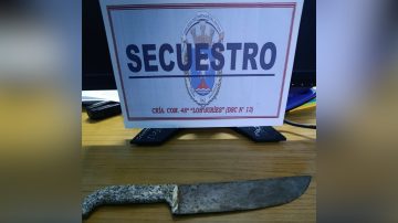 Con lesiones en el rostro y una herida de arma de fuego, intentó huir de la policía tras generar disturbios