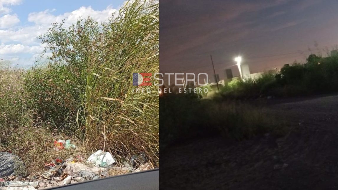 Reclaman por falta de luz, basurales e inseguridad en el barrio Mama Antula