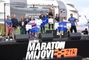 La maratón MiJoVi 2026 tuvo un excelente marco de atletas frente al estadio Madre de Ciudades
