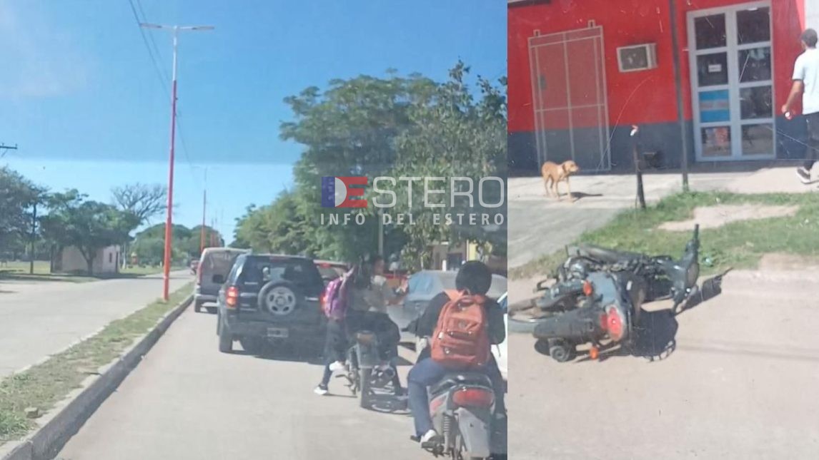 Impactante persecución en Monte Quemado: sospechoso perdió el control de su moto y escapó a pie
