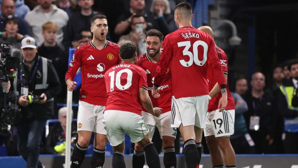 Manchester United se hizo fuerte en Stamford Bridge
