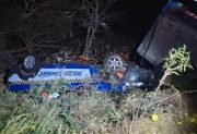 Tragedia en Ruta 9: un camión embistió un control policial, dejó un muerto y nueve heridos