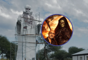 “No hay que temerle a San La Muerte”: un devoto correntino habló sobre la polémica estatua y contó la historia del santo pagano