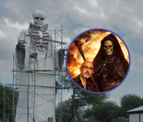 “No hay que temerle a San La Muerte”: un devoto entrerriano habló sobre la polémica estatua y contó la historia del santo pagano