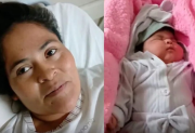 Furor en las redes por Nazarena, la “superbebé” que nació con 6,5 kilos en La Banda