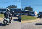 Vecinos denuncian: “Cruces a ciegas” en la rotonda de Ruta 51