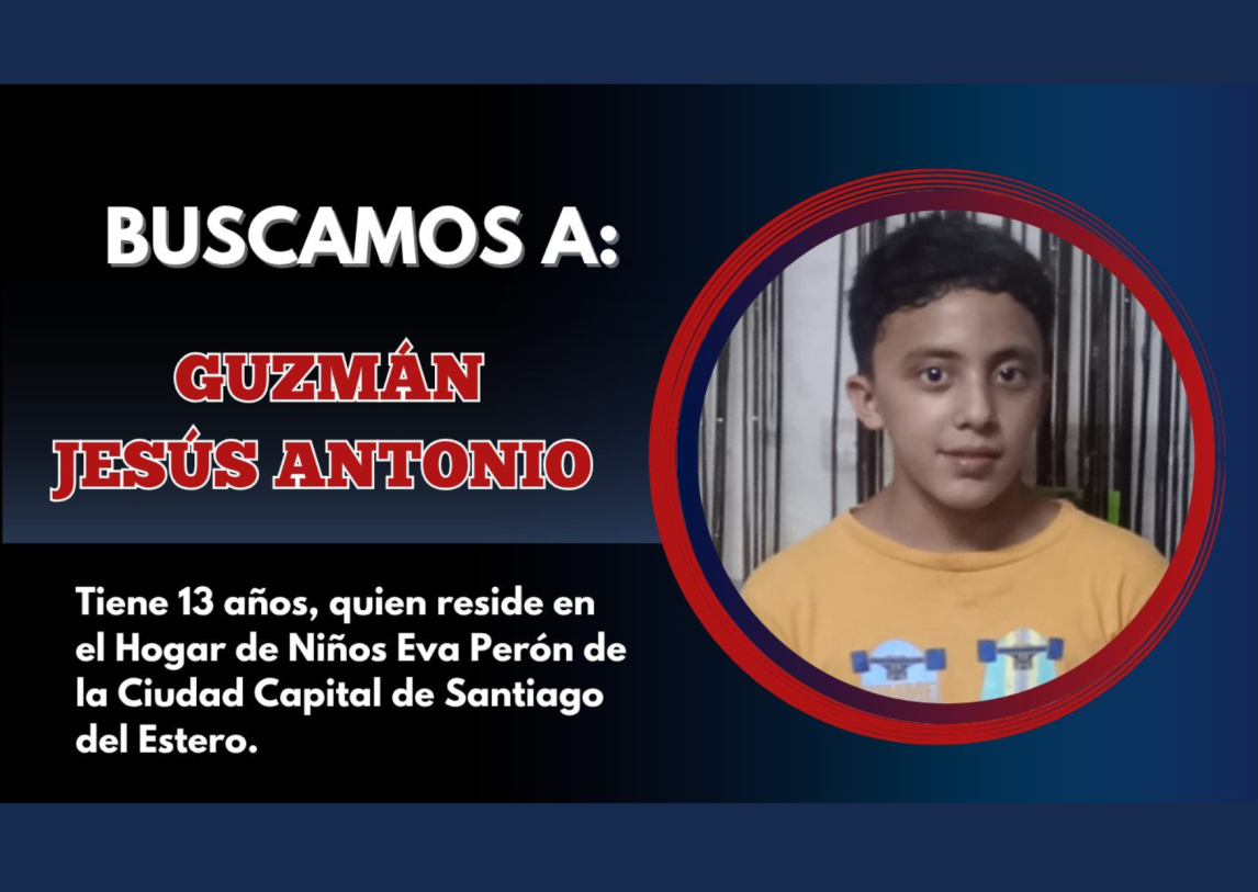 La policía busca intensamente a un menor de 13 años