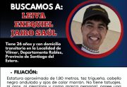Buscan a un joven de 26 años que salió de su casa hace tres semanas y no regresa
