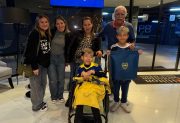 Facu vivió un emotivo encuentro con Boca Juniors en medio de su campaña solidaria