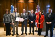 El gobernador Elías Suárez se reunió con los miembros del Tribunal de Cuentas de la Provincia