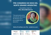 Dora Barrancos encabezará una clase abierta virtual camino al 2° Congreso de DDHH del Norte Grande