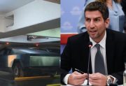 Un diputado de La Libertad Avanza llegó al Congreso con una Tesla Cybertruck valuada en más de 100.000 dólares