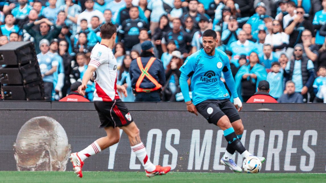 En vivo: River y Belgrano igualan 1-1 al término del primer tiempo por la final del Apertura
