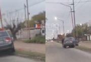 Accidente en Avenida Solís: automovilista perdió el control y subió al cordón
