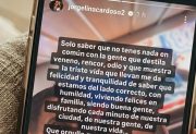 El posteo de Jorgelina Cardoso para Di María tras la eliminación de Central: “Estamos del lado correcto”