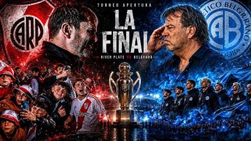 River y Belgrano definen el Apertura en una final histórica en Córdoba