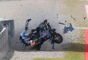 Shock en Cataluña: así fue el violento accidente de Álex Márquez