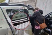 VIDEO | Imprudencia: chofer de una deteriorada unidad de la línea 15 chocó contra un auto y una mujer terminó hospitalizada