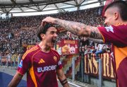 Con asistencia de Dybala Roma derrotó a Lazio en el clásico