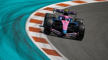 Colapinto finalizó 8° en la Clasificación para el GP de Miami y largará desde esa posición durante la carrera principal