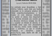 Belgrano le hizo un aviso fúnebre a Talleres tras vencerlo 1-0 en octavos del Torneo Apertura