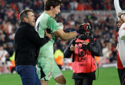 Coudet y el mensaje a la hinchas pese a los insultos previo al empate: “La gente nos acompaña mucho, se hace sentir”