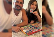 ¡Misión cumplida! Padre e hija santiagueños completaron el álbum del Mundial