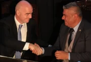 El mensaje de “Chiqui” Tapia a Infantino tras el Congreso FIFA