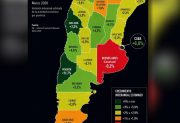 Milei desapareció a Tucumán: el presidente compartió un mapa donde no está la vecina provincia