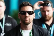 Messi dijo presente en el GP de Miami para apoyar a Colapinto
