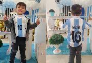 El pequeño “Messi” santiagueño ya recibió la primera inyección para crecer y sueña con conocer a su ídolo