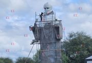 Fuerte repercusión por la noticia de Info del Estero sobre el santuario e imagen gigante de San La Muerte