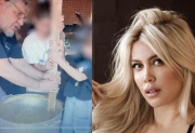 El papá de Mauro Icardi cocina locro para vender y Wanda Nara le dio el visto bueno