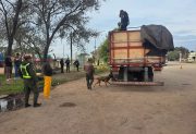 Hallan 1.100 litros de éxtasis líquido ocultos en un camión que cruzaba el país