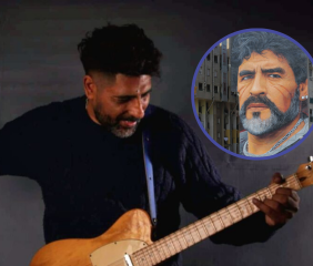 De gira por Europa | Demi Carabajal quedó impactado por la devoción a Maradona en Nápoles: “Prácticamente es Dios”