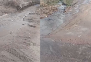 Reclamo en Los Flores: denuncian pérdida de agua desde hace semanas y apuntan contra Aguas de Santiago