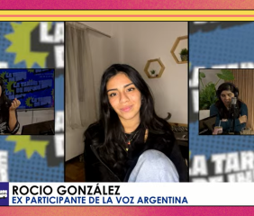 Un cartel que dice “santiagueña cantando en Buenos Aires”: la nueva vida de Rocío González tras su paso por La Voz