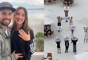 Una pareja tucumana se comprometió mientras visitaba el faro en Las Termas: trabajadores del hotel y turistas fueron cómplices de la propuesta