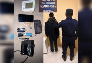 Un delincuente de 21 años fue detenido por amenazar con un arma de fuego a una enfermera y robarle todas sus pertenencias