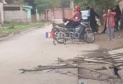 Un bache preocupa a vecinos y a una comunidad educativa en La Banda