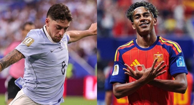 Uruguay y España en busca de la clasificación por el Mundial 2026