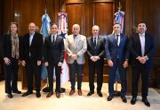 Elías Suárez recibió al embajador de Panamá en Argentina