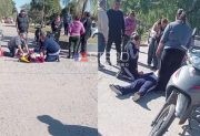 Las Termas: joven motociclista resultó lesionada tras chocar contra una camioneta