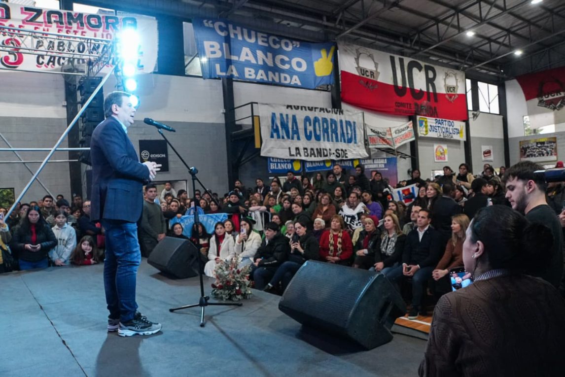 Zamora en el lanzamiento de la fórmula Abdala-Blanco: “La Banda necesita que la acompañen en sus ideas y también en el progreso”