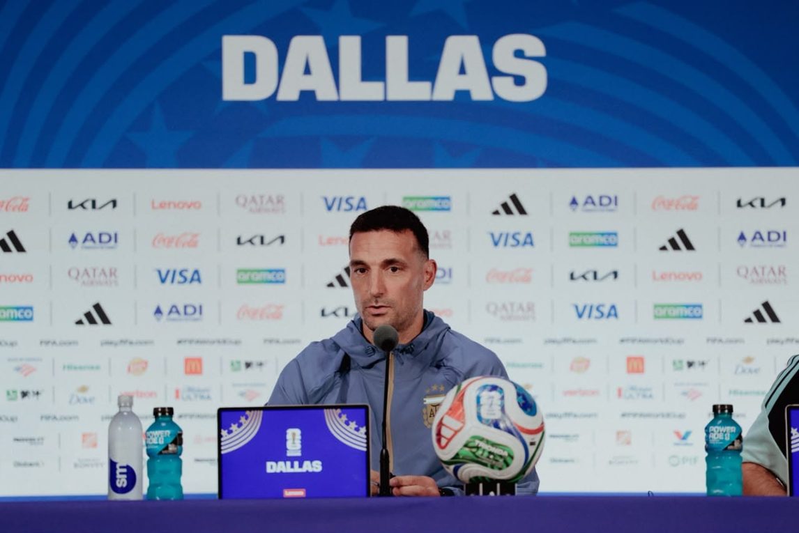 Scaloni confirmó que Messi será suplente ante Jordania