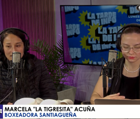 La boxeadora santiagueña que sigue los pasos de “La Tigresa” Acuña pasó por “La Tarde de Info”