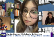 Camila Manzoni, estudiante de abogacia, reflexionó en la TDI sobre el femicidio de Agostina Vega