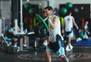 Las tormentas obligaron a suspender el entrenamiento de la Selección Argentina en Miami